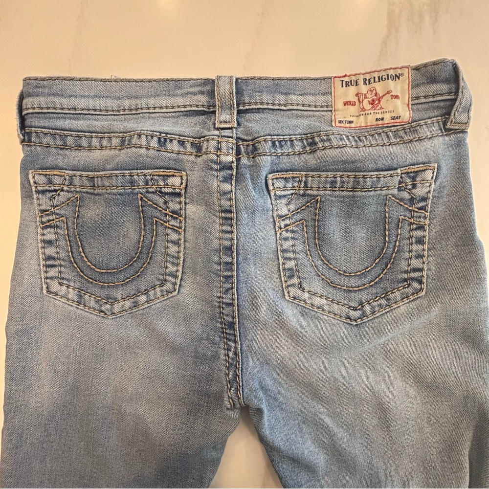 True Religion Billie Mid Rise Straight Jeans size 33 - Picture 6 of 11